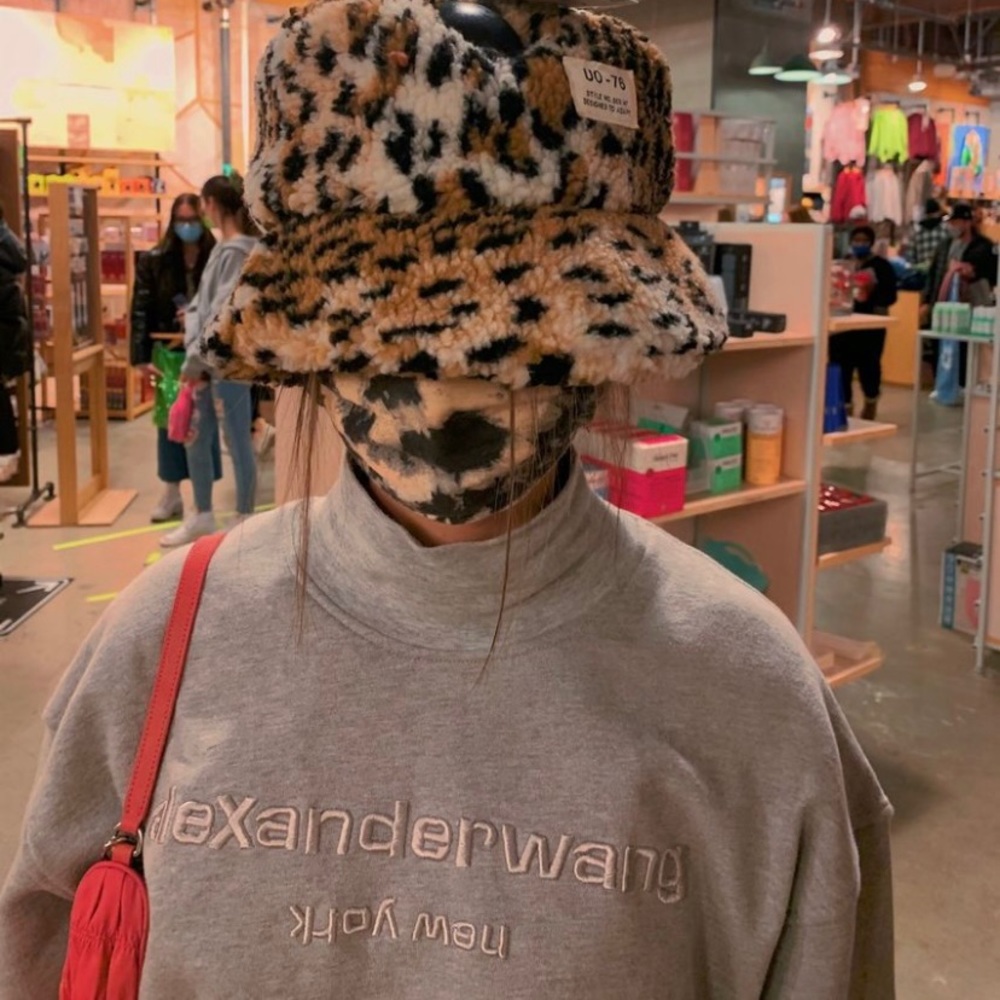 alexander wang mock net cropped sweatshirt in cotton
